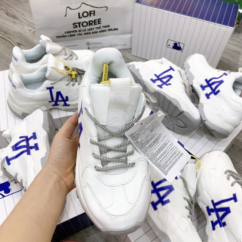 [FULL BOX - ẢNH THẬT] Giày M.L.B LA Hàng Cao Cấp Full box, túi giấy 𝐌𝐋𝐁 - Giày Thể Thao Nam Nữ Hot Trend Tăng Chiều Cao