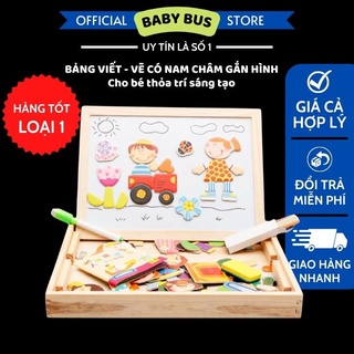 Bộ xếp hình nam châm hít từ cho bé sáng tạo