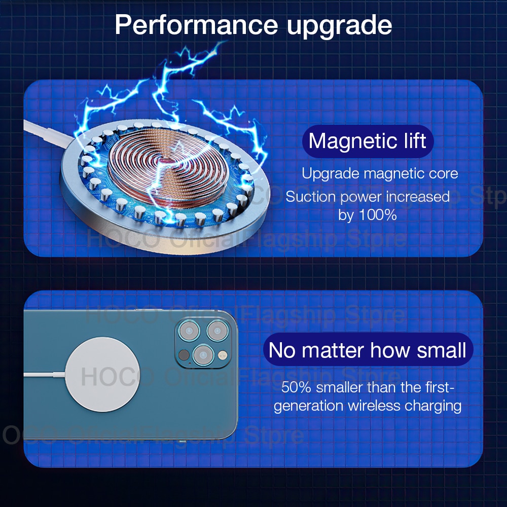 Đế sạc nhanh không dây Magsafe từ tính 15w cho iPhone 12 Pro Max