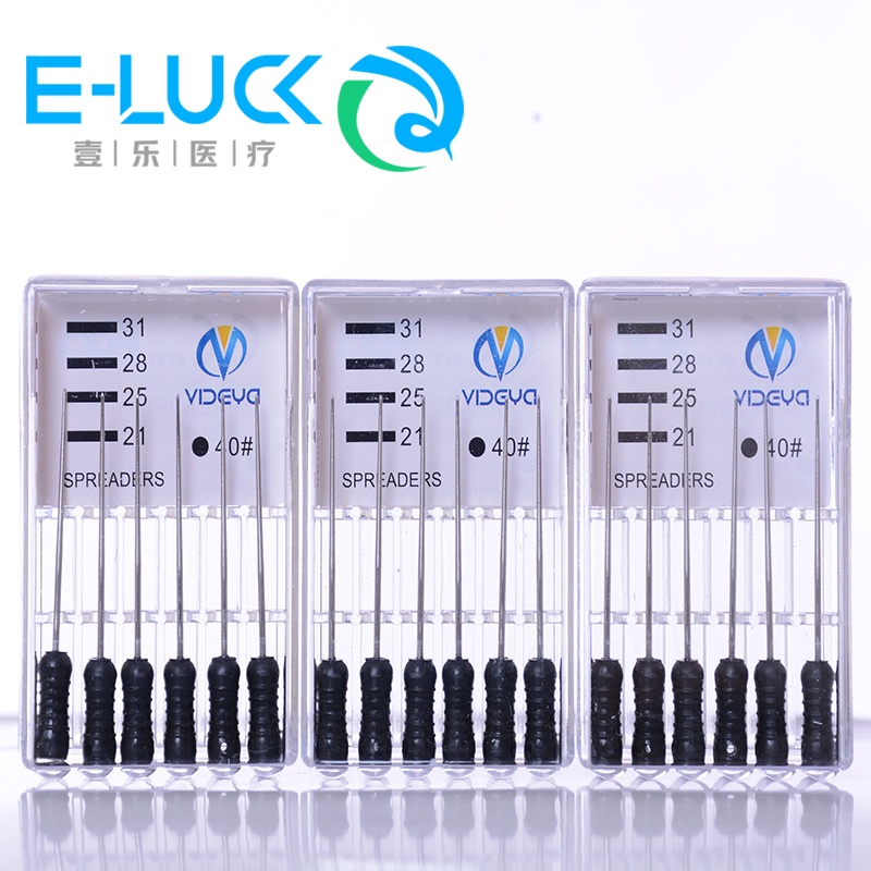 Bộ 6 Cây Dũa Móng Tay 21 / 25mm Bằng Thép Không Gỉ Chuyên Dụng Cho Nha Khoa