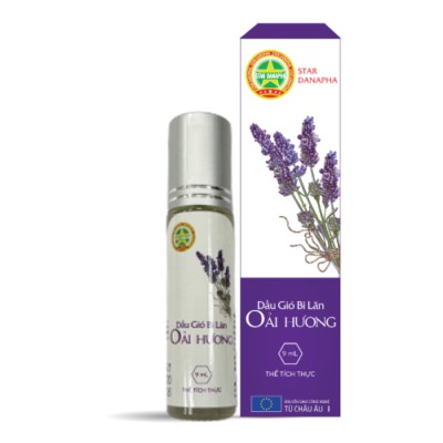 Dầu gió bi lăn mùi Oải Hương Cao Sao Vàng STAR DANAPHA 9ml