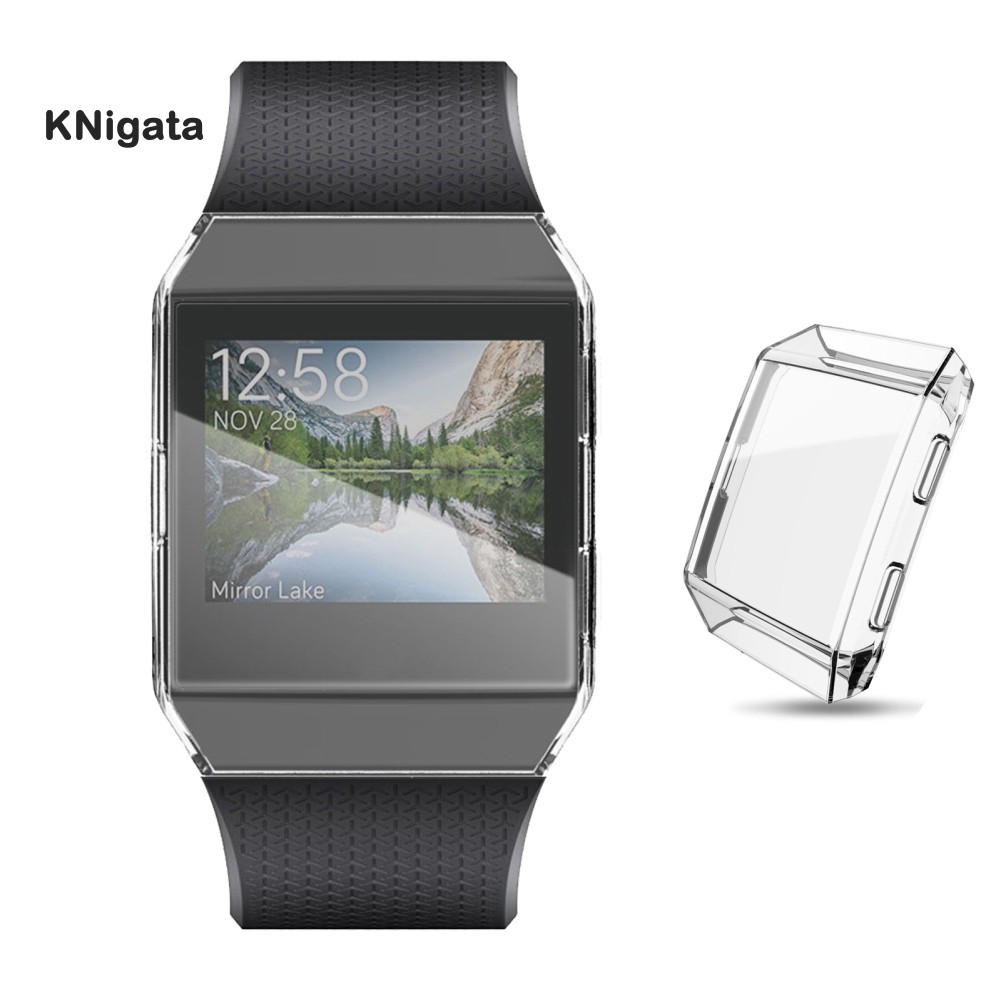 ❀Kn Ultra-Slim Precise Screen Protective Case Cover for Fitbit Ionic Smart Watch