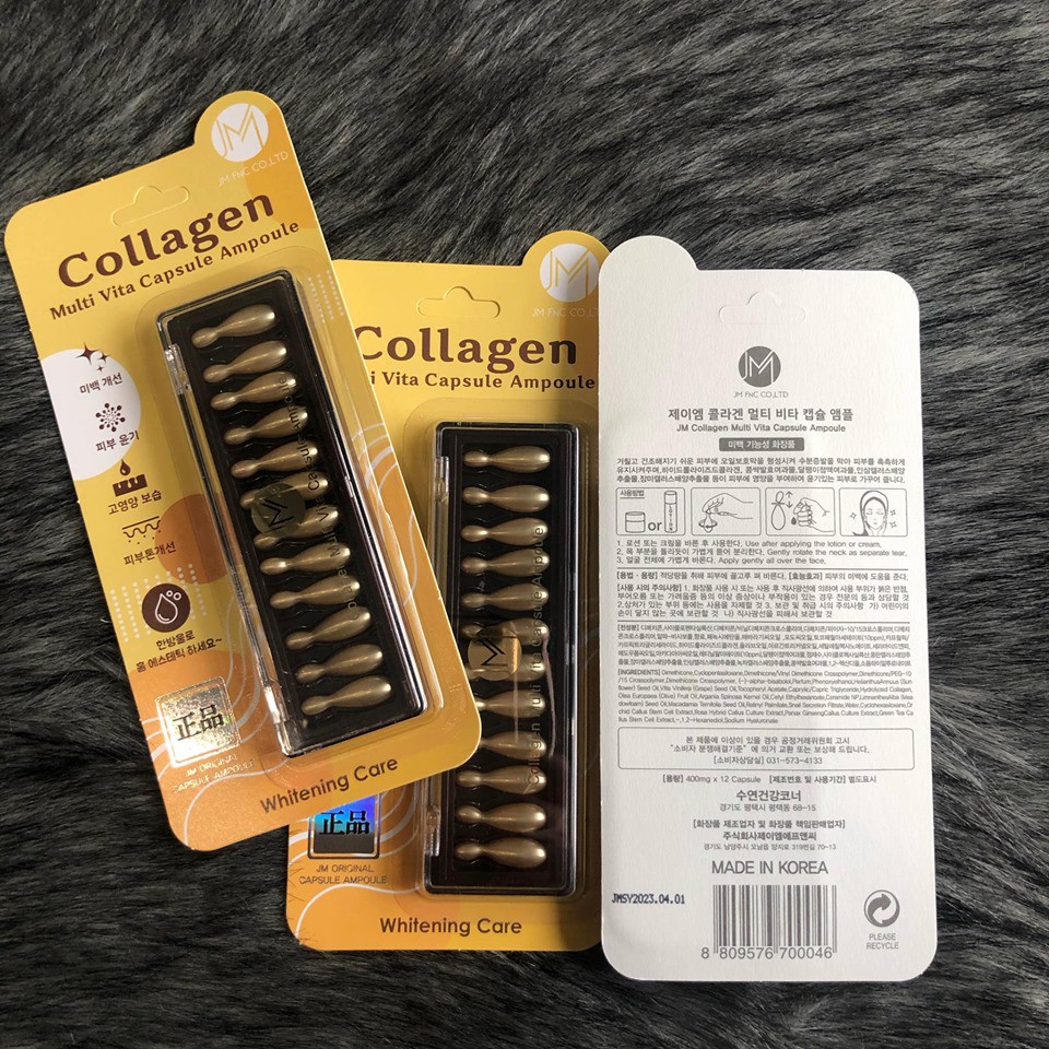 Tinh Chất Collagen Tươi Phục Hồi Da Ammud 12 viên Hàn Quốc
