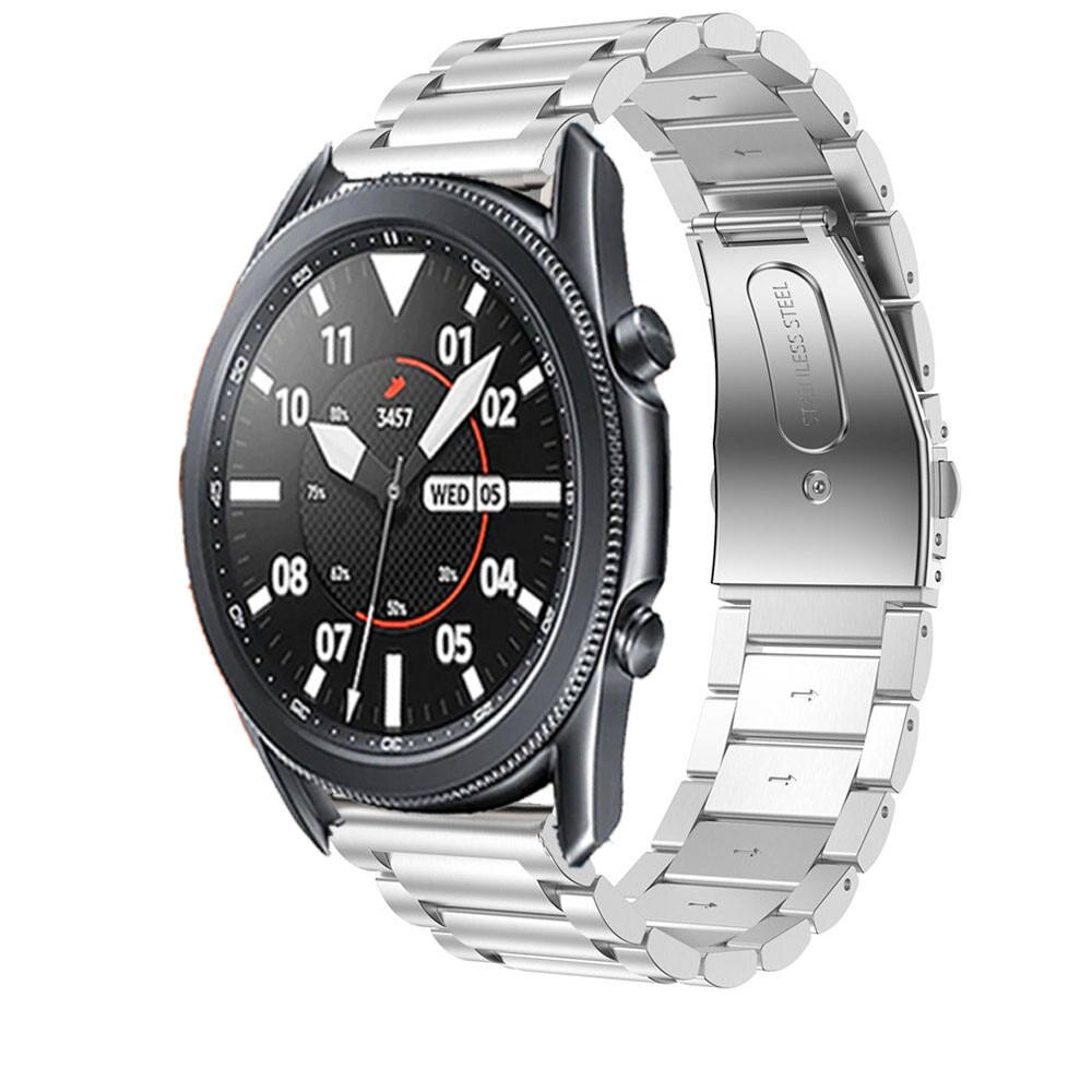 Dây đeo bằng thép không gỉ 20/22mm dành cho đồng hồ Samsung Galaxy Watch 3 45mm 41mm
