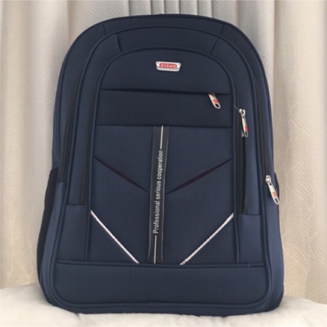 57x40cm Balo Siêu Lớn Laptop Du Lịch Đi Làm Đi Công Tác Hoạ Tiết 2 Chữ V Hiện Đại - L15