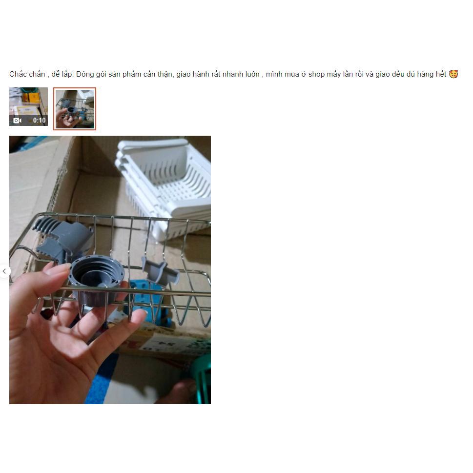 Giỏ inox gắn vòi rửa bát Giỏ đa năng không han gỉ