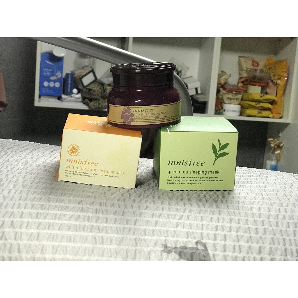 Mặt nạ ngủ Innisfree sleeping pack ( mua sale 1+1 tại Hàn)