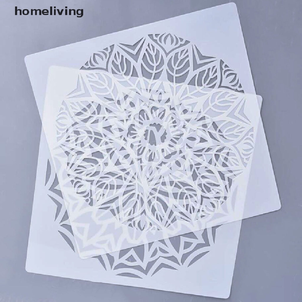 Khuôn Mẫu Trang Trí Sổ Lưu Niệm 30 * 30CM Họa Tiết Mandala Độc Đáo Đẹp Mắt