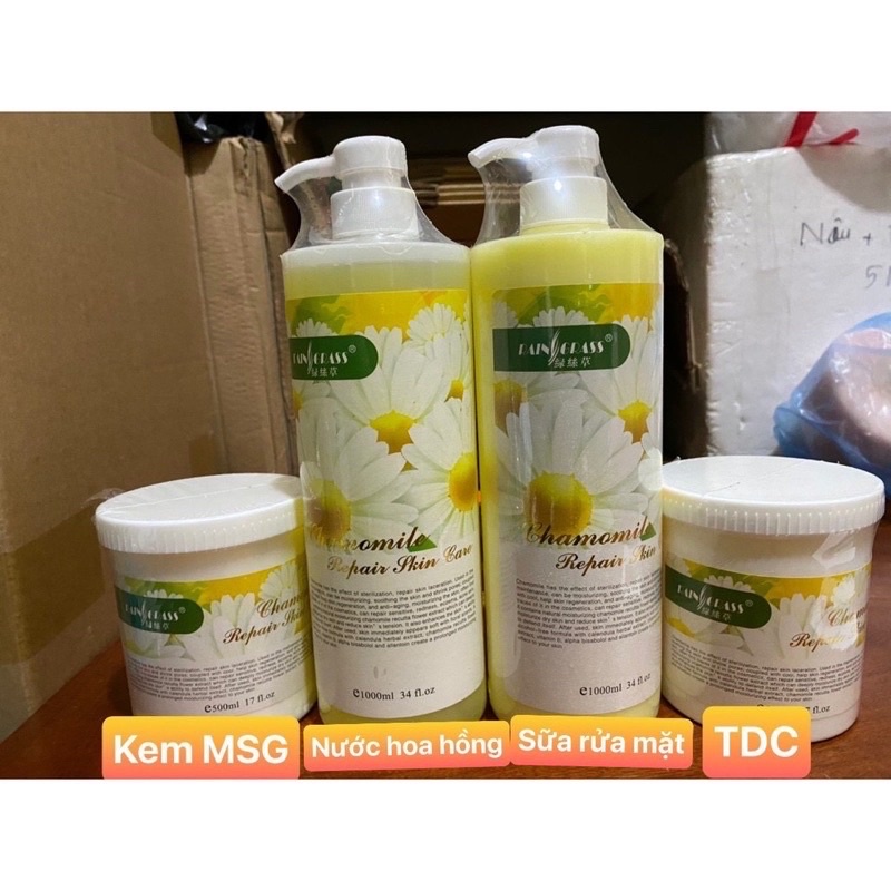Bộ chăm sóc da hoa Cúc chuyên dùng cho spa thẩm mỹ viện