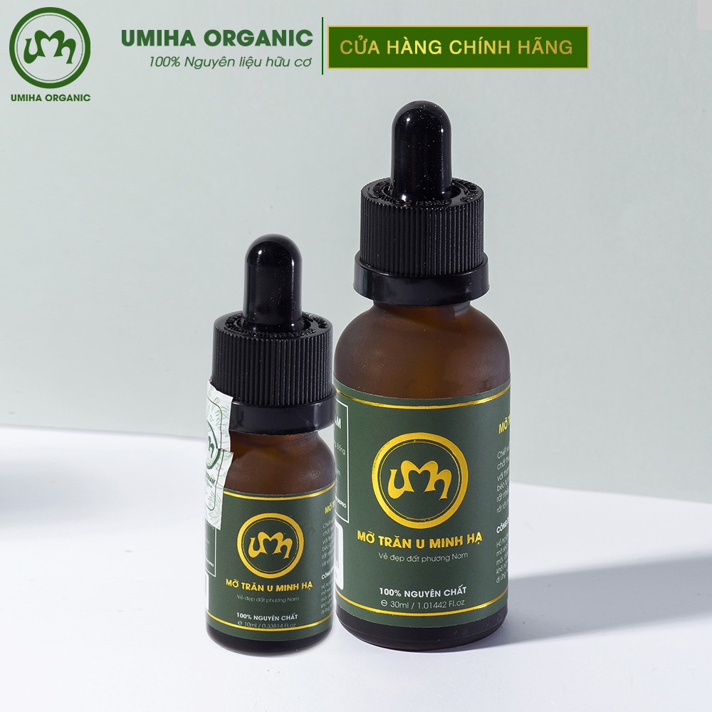 Mỡ trăn nguyên chất UMIHA (10/30ml) - Dùng triệt lông, dưỡng da, ngừa mụn loại bỏ thâm nám, làm lành vết bỏng hiệu quả