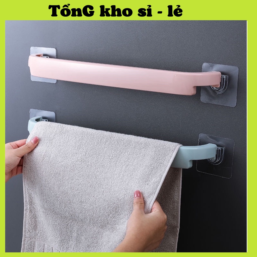 Giá Treo Khăn Nhà Tắm, Thanh Treo Khăn Mặt Dán Tường Chắc Chắn Nhiều Màu 88296 TỔNG KHO SỈ VP88
