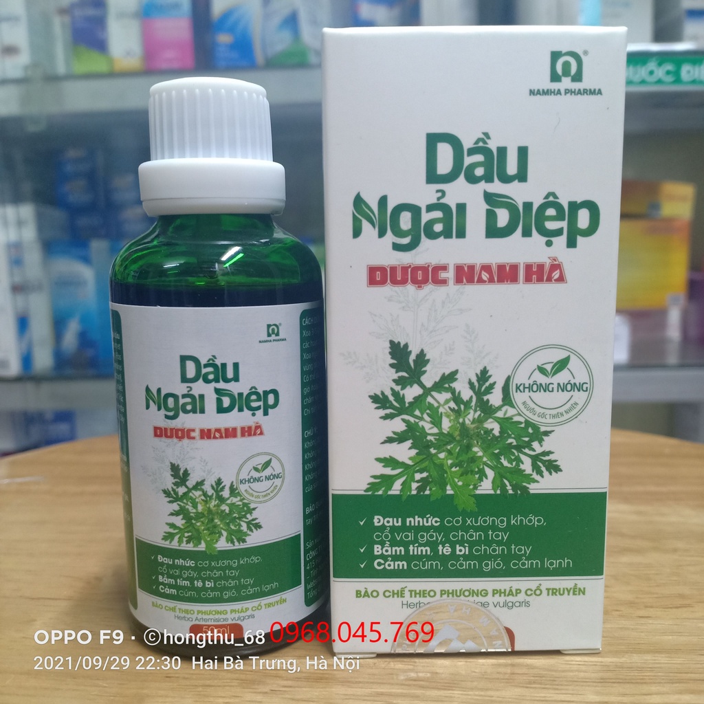 Dầu Ngải Diệp Dược Nam Hà chai 50ml