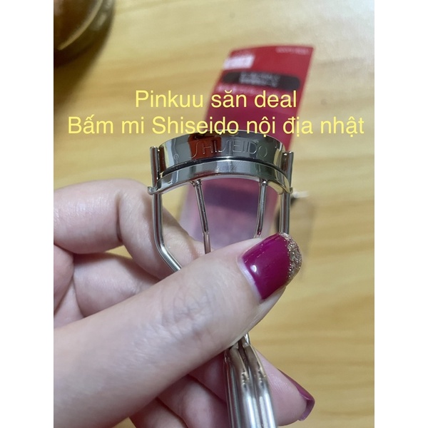 bấm mi Shiseido 213 eyelashcurler kèm dự phòng repalcement rubber