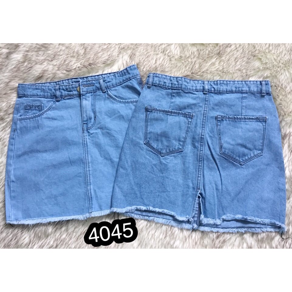 [ẢNH THẬT + VIDEO] Chân Váy Bò Chữ A Tua Rua OHS4044-45