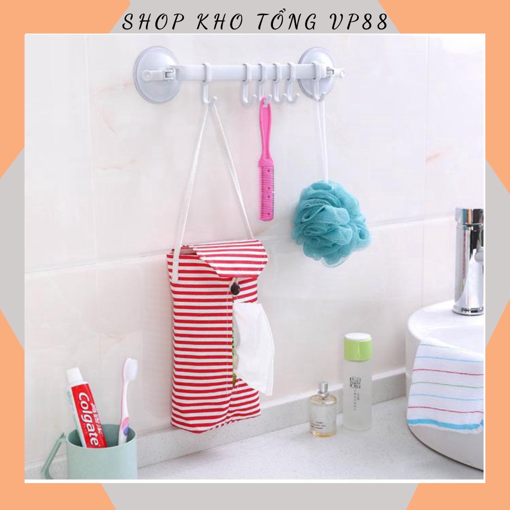 Thanh Treo 6 Móc Hút Chân Không-1303- SHOP KHO TỔNG88