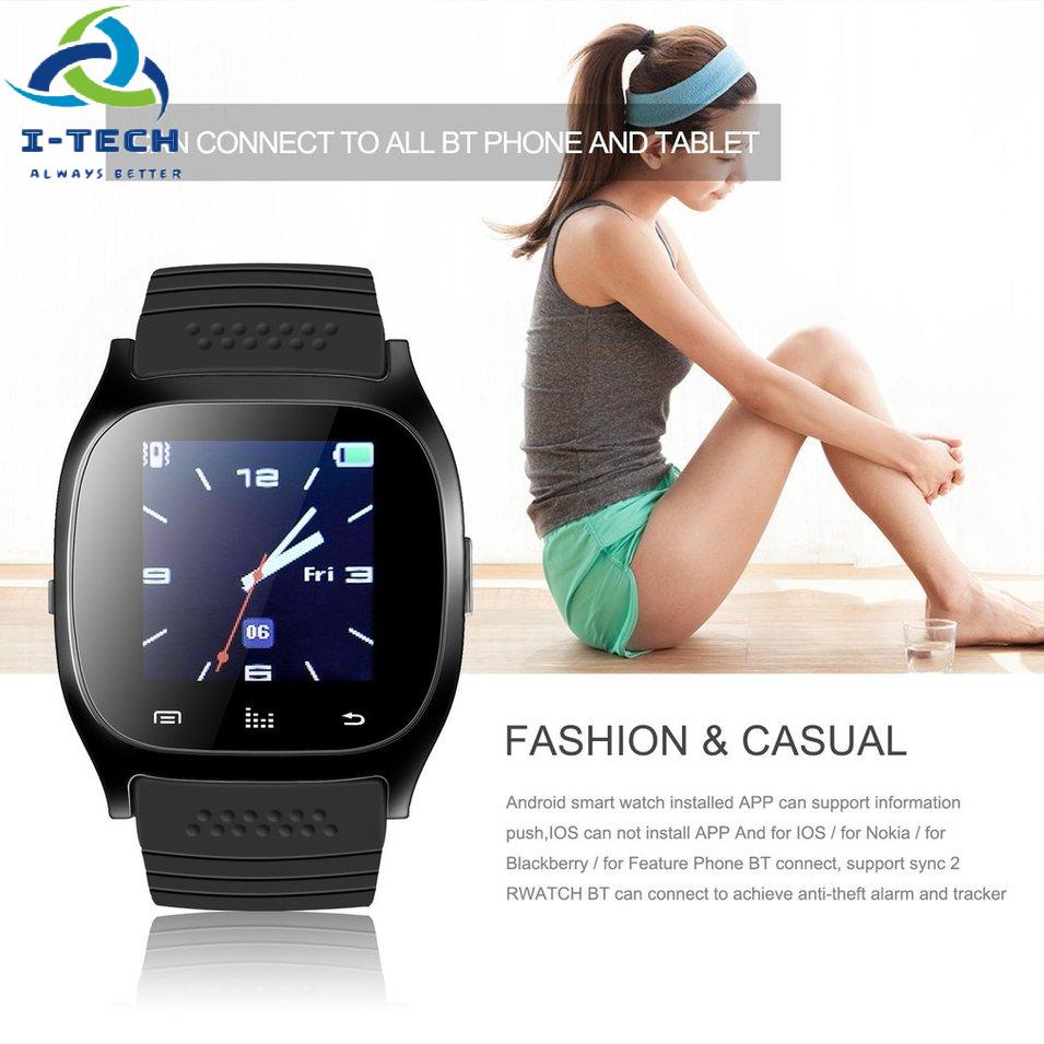 ⚡Khuyến mại⚡M26 Smart Wrist Watch Sync Phone Mate Message Reminder For IOS For Phone