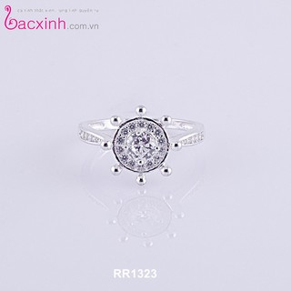 Nhẫn bạc Ý 925 Bạc xinh Huệ Ngân - Biển cả yêu thương RR1323