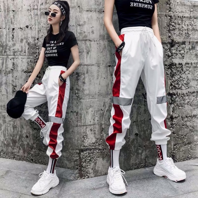 [ORDER] Quần jogger ulzzang 1 sọc phát quang cực chất kèm ảnh thật ở cuối