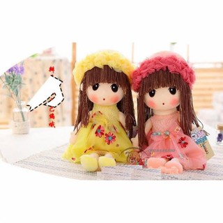 Búp Bê Bông Váy Hoa Size 40cm