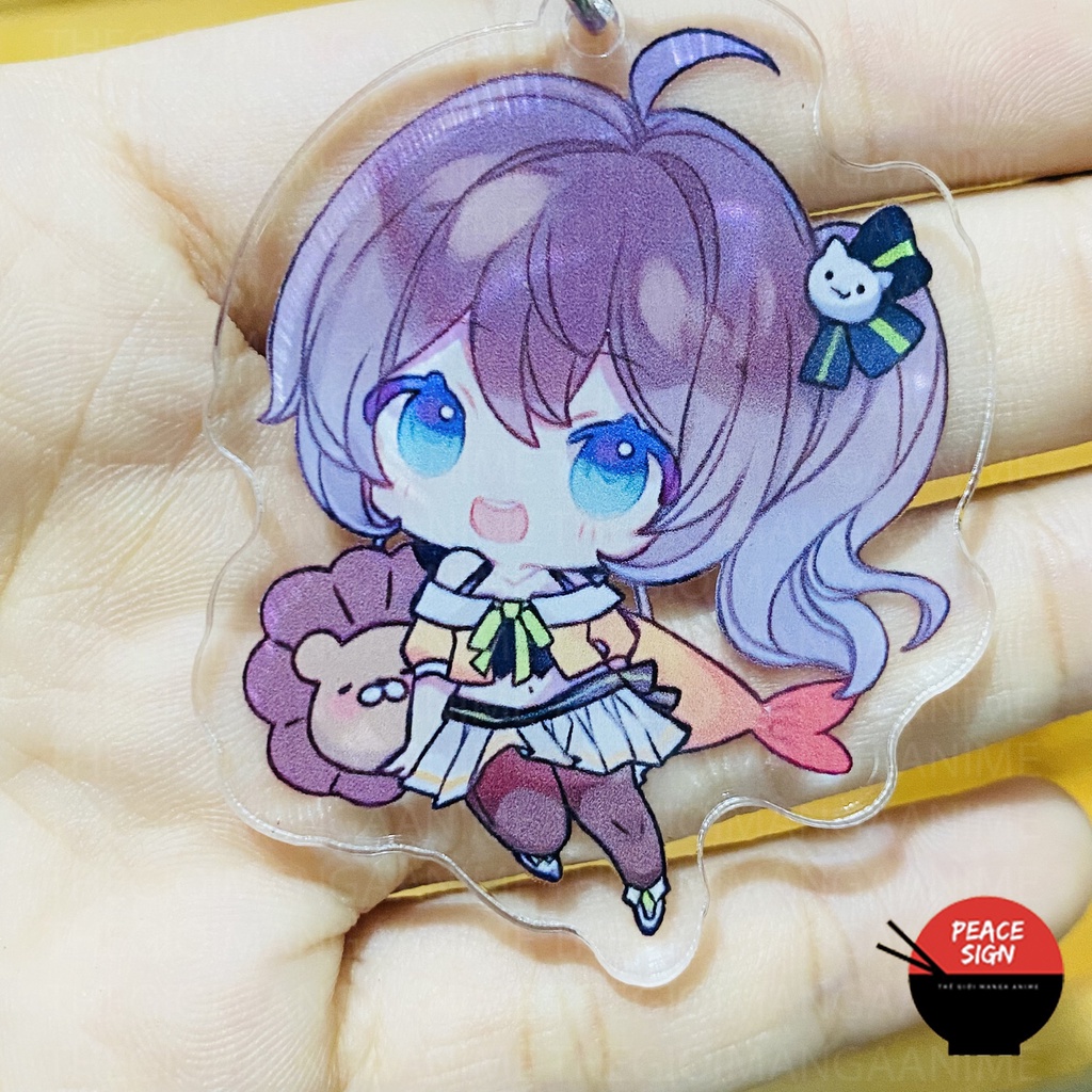 ( Mica trong acrylic ) Móc khóa in hình HOLOLIVE ver LẤP LÁNH vtuber anime chibi xinh xắn dễ thương