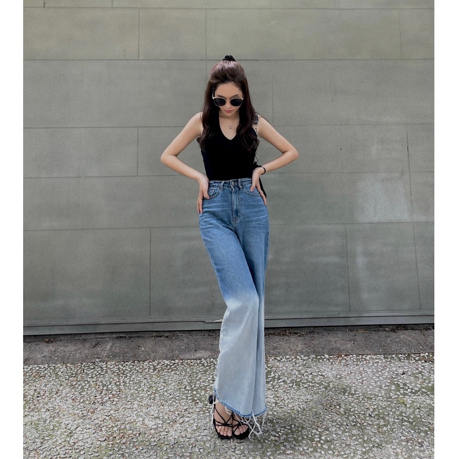 Bodysuit HEYBEE cổ yếm, chất thun gân co giãn tốt (2 màu) - KIM BODYSUIT HT693.