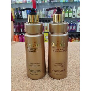 DẦU GỘI - DẦU XẢ GOLDEN SLEEK SHAMPOO 500ML CHÍNH HÃNG - 4710