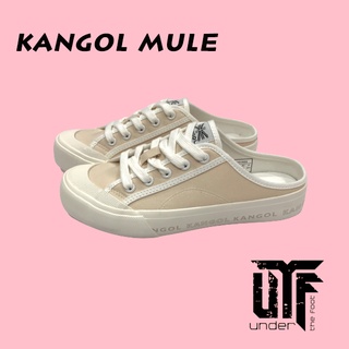 Giày Kangol Mule đạp gót khaki viền chữ chính hãng 6222160631