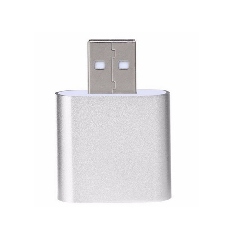 PM Đầu USB Sound Card 7.1 vỏ nhôm cao cấp âm thanh 3D