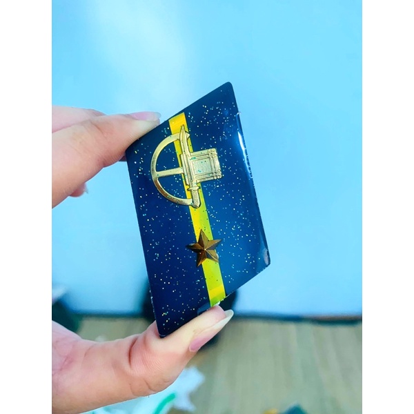 Móc khoá bộ đội resin quân hàm kết hợp