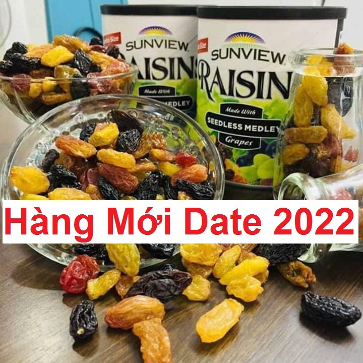 Nho Khô Mỹ Sunview Raisins Hộp 425g HSD 2022 💝FREE SHIP💝 Nho Khô Sunview USA TPHCM