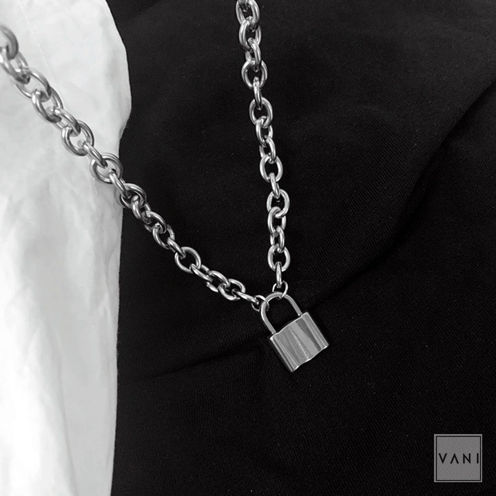 Dây Chuyền Hình Ổ Khóa Phong Cách Độc Lạ Cá Tính - Vani Store [TS000364-O7]