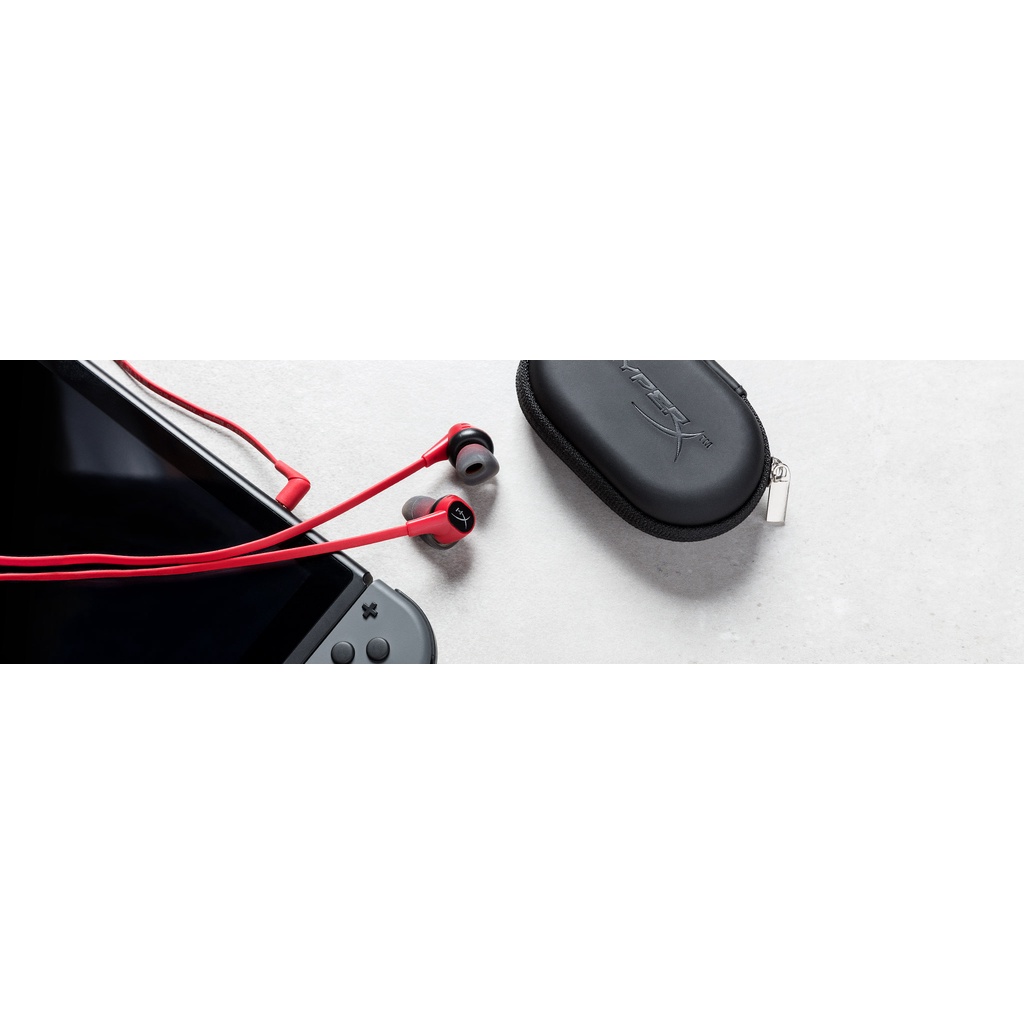 Tai nghe Gaming Kingston HyperX Cloud Earbuds II (Cloud Earbuds 2) - Jack 3.5mm / Micro tích hợp -  - Hàng Chính Hãng