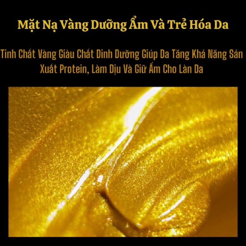 Mặt nạ tinh chất vàng 24K Pure Gold Venzen dưỡng trắng, cấp ẩm, tăng đàn hồi cho da