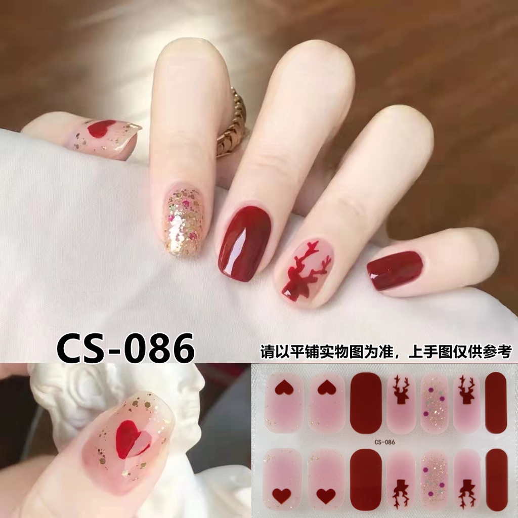 Miếng Dán Trang Trí Móng Tay Toàn Diện Không Độc Hại DIY