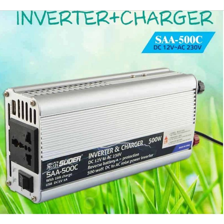 Máy kich điện 500W có sạc 10A - SAA-500C