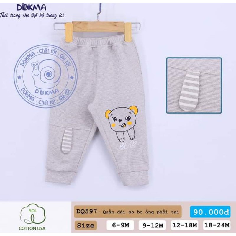 Dokma Quần dài bo ống loại dày (Sz 9-24m)