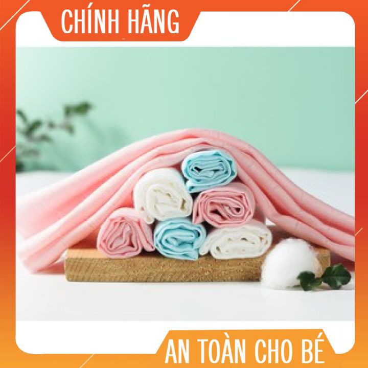 [ SALE SOCK ] Khăn sữa sợi tre 100% cao cấp HMNATURE - Hộp 6 Chiếc - HÀNG CHÍNH HÃNG