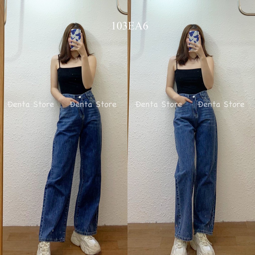 Quần Jeans NB MN 8971,xuông,trần gấu cạp thường,vá 2 đường gần miệng túi chéo(ẢNH THẬT)-Đenta Store-103eda6