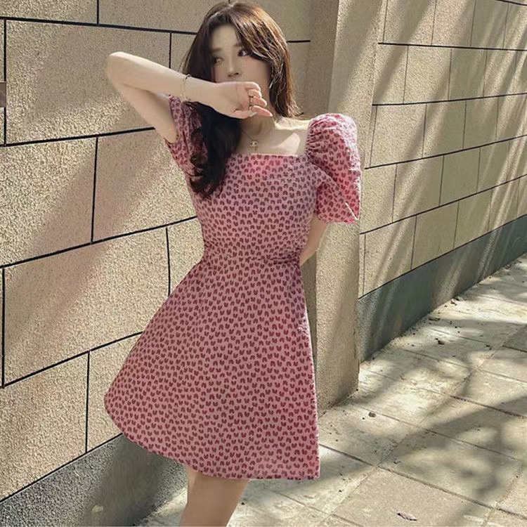 Váy Tay Bồng🌼NaNo Studio🌼 Đầm hồng nữ tính xu hướng thời trang 2021 | BigBuy360 - bigbuy360.vn