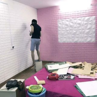 XỐP DÁN TƯỜNG 3D GIẢ GẠCH ĐÁ