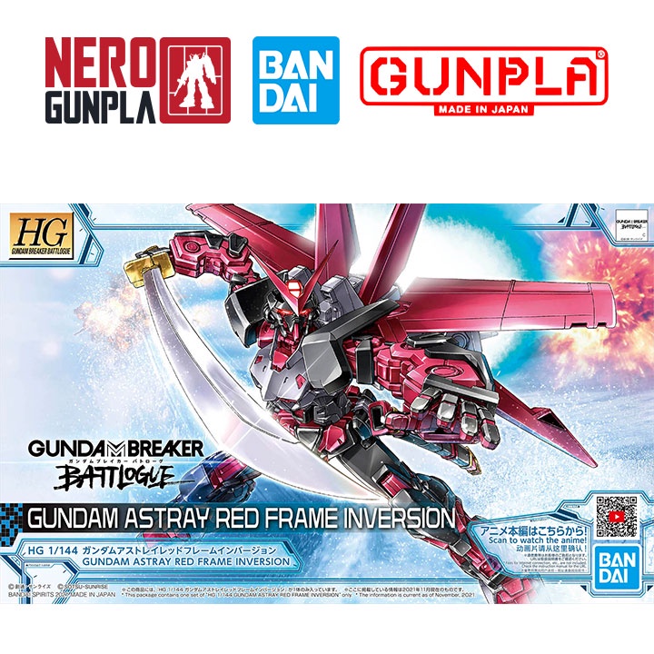 Mô Hình Bandai Gunpla HG BB 1/144 Gundam Astray Red Frame Inversion