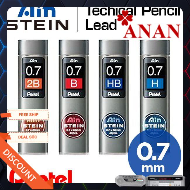 RUỘT CHÌ KIM PENTEL AIN STEIN 0.7MM