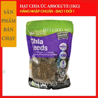 Hạt chia Úc Absolute Organic mới nhất ( 1KG )