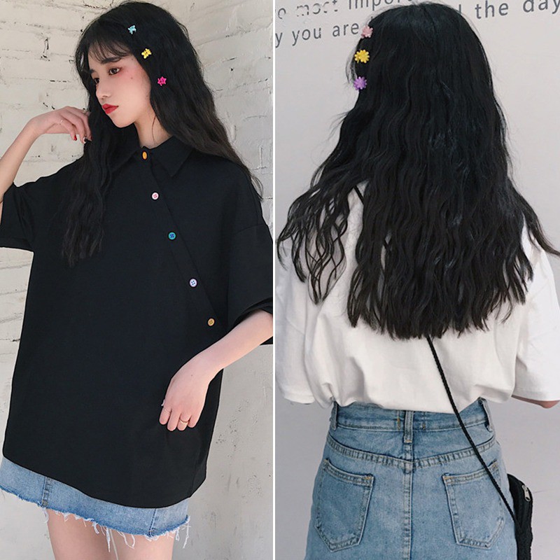 Áo thun polo tay ngắn kiểu dáng độc đáo | BigBuy360 - bigbuy360.vn