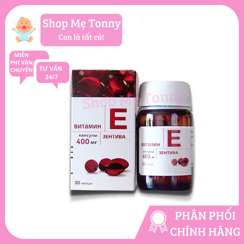 Vitamin E Đỏ nga đẹp da, cân bằng nội tiết tố