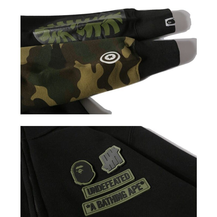 Áo Jacket Bape X Undefeated, Áo Hoodie Bape X Undefeated,Áo khoác Bape và undefeated