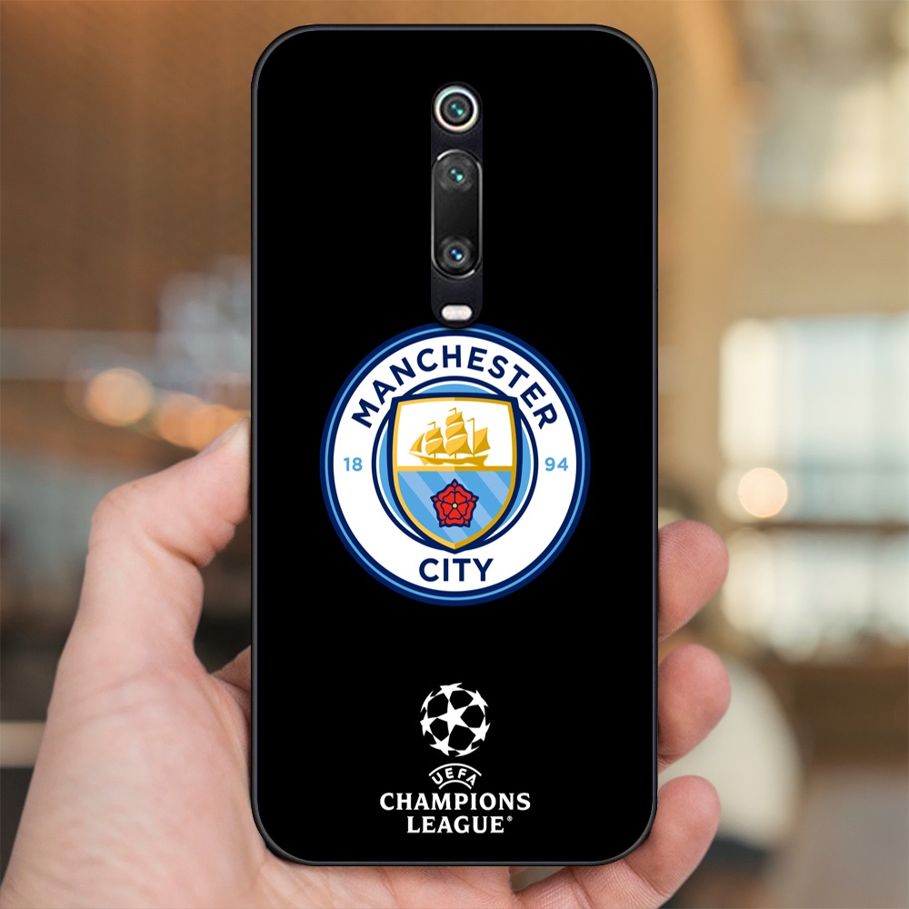 Ốp lưng Xiaomi K20, K20 Pro, Mi 9T viền đen in hình Manchester City MC