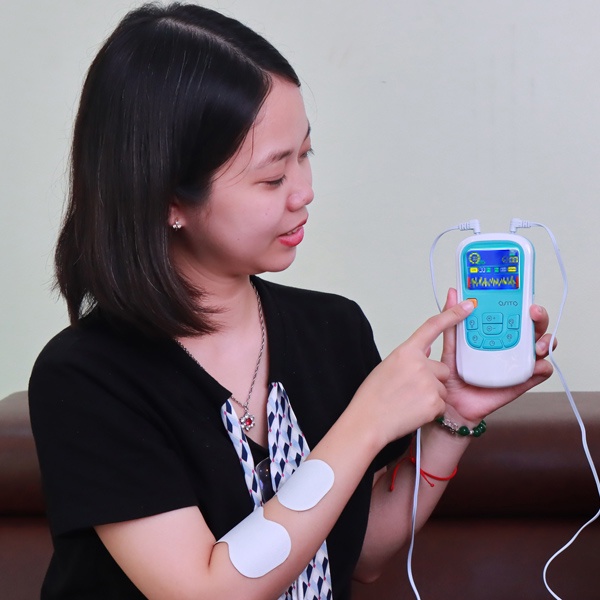 Máy Massage Xung Điện Trị Liệu, Máy Mát Xa Xung Điện AST-2012A, Máy Massage Châm Cứu,Tích Hợp 25 Chế Độ Massage