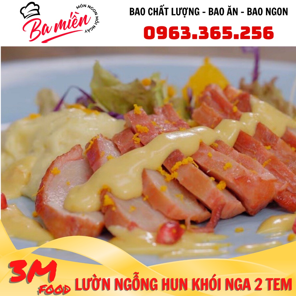 Lườn ngỗng hun khói Nga - Hàng 2 tem loại 1 thơm ngon [ Hỏa tốc tại Hà Nội ] 3M FOOD GC