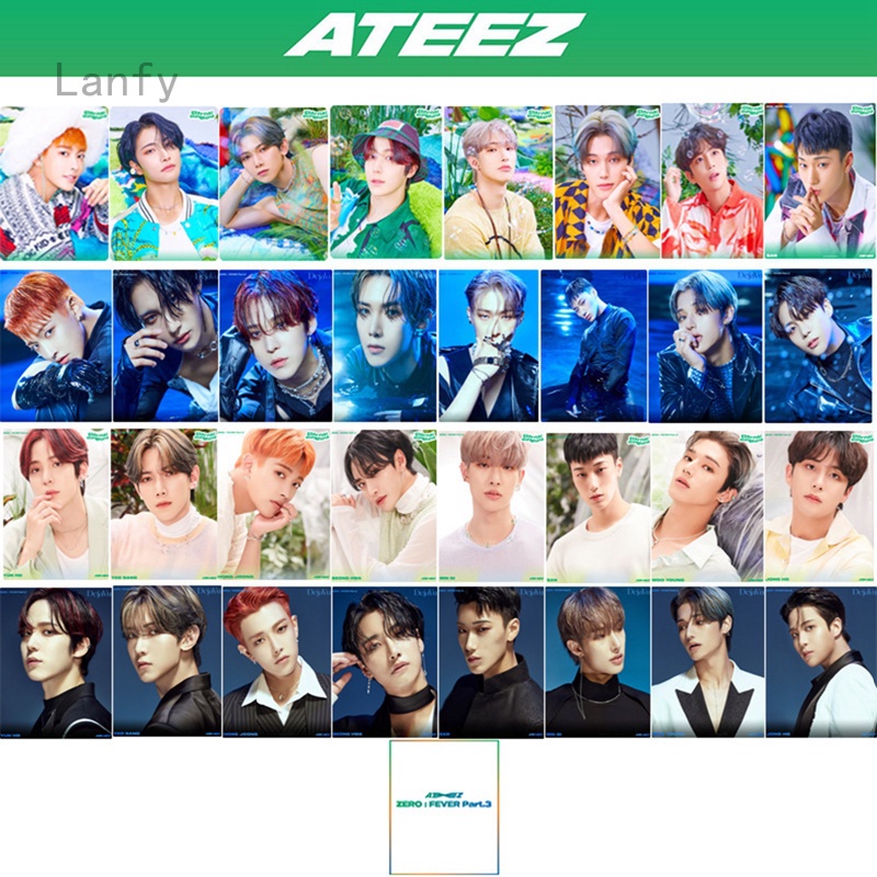 Bộ Thẻ Ảnh Lomo Nhóm Nhạc Ateez